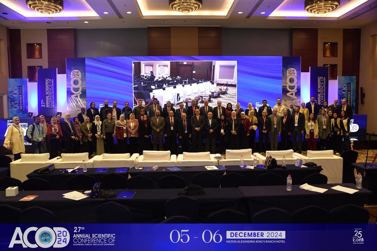 Dr_Amr_Sakr's tweet image. The 27th conference of Alexandria Clinical Oncology Department. #ACOD