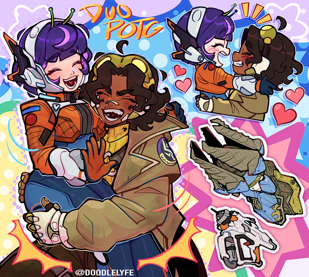 doodlelyfe_1's tweet photo. VENTURE AND JUNO INTERACTION, IM LITERALLY CRYING AND SCREAMING ALL THE HATERS AND SUCK ITTTT
#SPACEROCKS #OVERWATCH2 https://t.co/0HsLImP38C