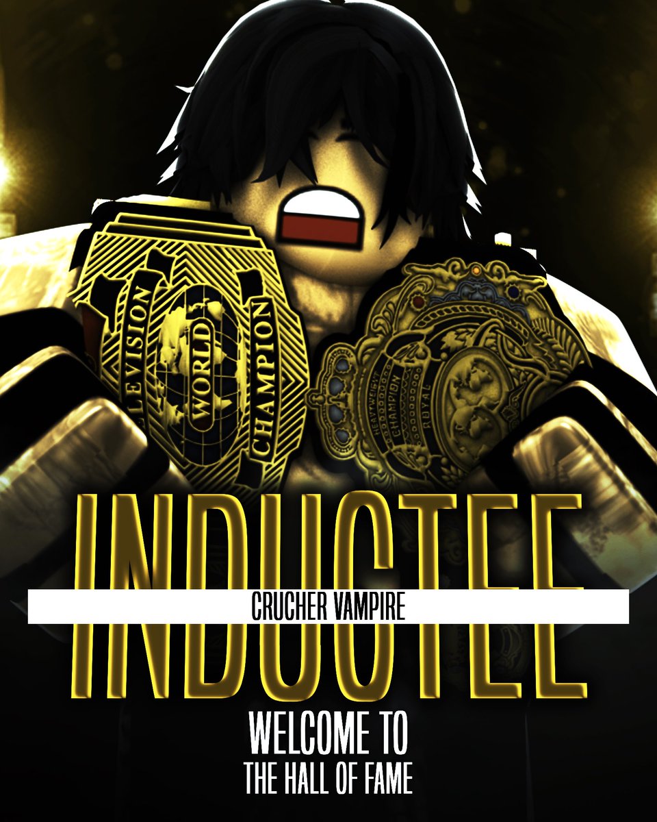 Introducing the THIRD inductee into the CGW Hall of Fame Class of 2024.

1-time CGW Royal Heavyweight Champion

<a href="/CrucherVampire/">.crucher</a> 

Welcome to the Hall Of Fame, #CrucherVampire!

#CGW2024