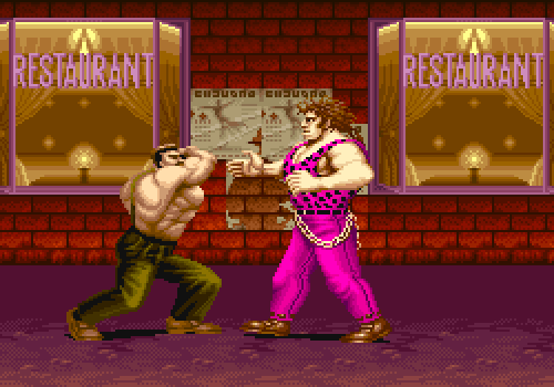 AndreyCouto's tweet photo. Encontrei mais uma referência no jogo Power Rangers: Rita's Rewind.

Reparem na roupa que esses inimigos bonecos de massa da Rita estão usando... São as roupas do Andore (Hugo) de Final Fight/Street Fighter!

#PowerRangers #PowerRangersRitasRewind #FinalFight #Andore #Hugo #Games https://t.co/YB1Hv7tclo