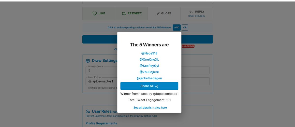 x.com/faptosonaptos1…

Contest winners are <a href="/Neos518/">Neos</a> <a href="/OneOneXL/">OneOne👑</a> <a href="/SoePayGyi/">Soe Pay Gyi</a> <a href="/ZhuBajie81/">猪八戒</a> <a href="/jackethedegen/">Jack</a>. 20k $FaptOS sent to their wallets.