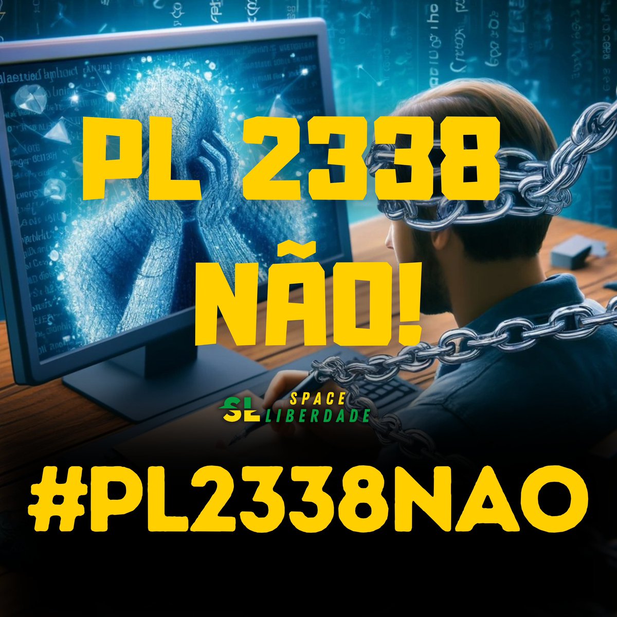 NewsLiberdade's tweet photo. 🚨URGENTE - Senado está votando, neste momento, o PL 2338, que regulamenta a censura direto na fonte dos algoritmos!

Subam - #PL2338Nao https://t.co/CzrMpnrLqq