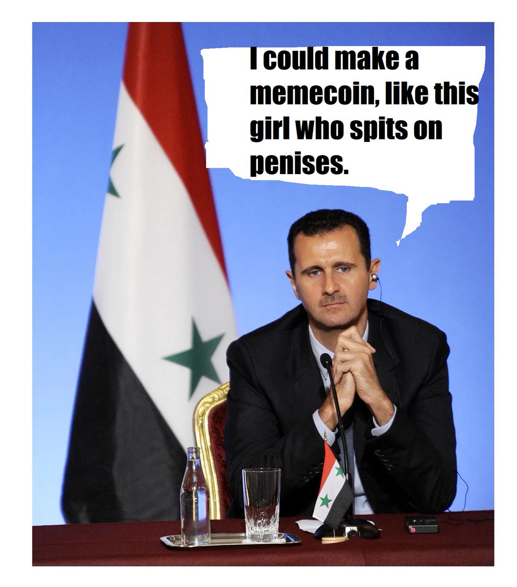 weicheziele's tweet photo. #Assad #Syria #Russia #Assadhasfallen #Assads #hawktuah #BTC #Memecoin #hawktuahcoin https://t.co/WEkdmkFbCj