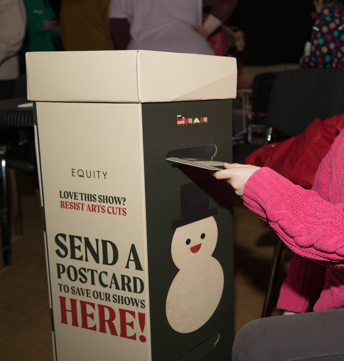 EquityNIBranch's tweet photo. Want to know why the audience @BUTheatreCo Magician’s Nephew LOVES shows?  The cast knows and now so do we!  Our travelling postbox holds all the secrets so see if you can find it near you! More info?  https://t.co/MwzUBFAGaD https://t.co/JekaQnbf5C