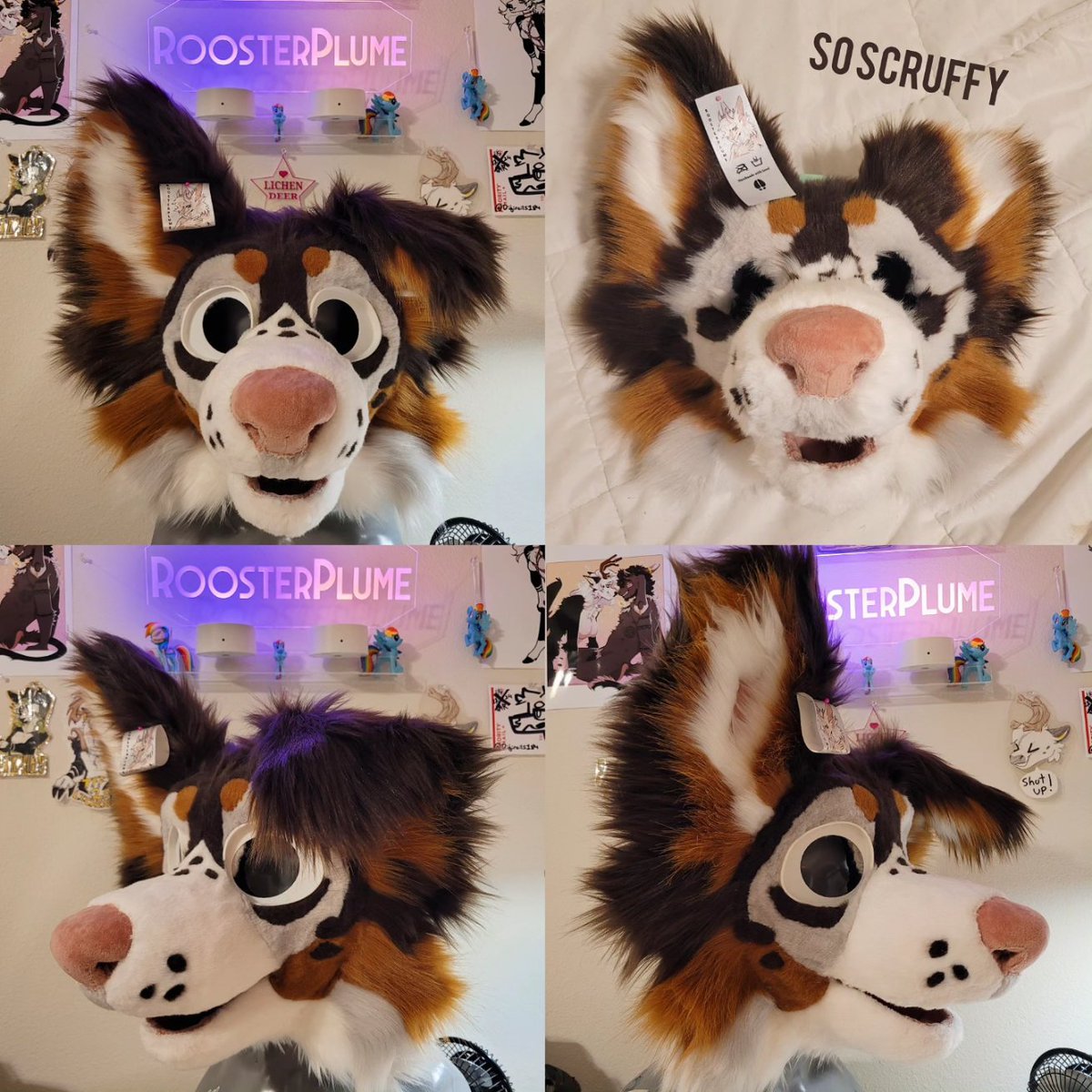 Roosterplume's tweet photo. Premade wip! 
Absolutely loving how this fluffy baby is turning out 🤎 https://t.co/uscWFiHY23