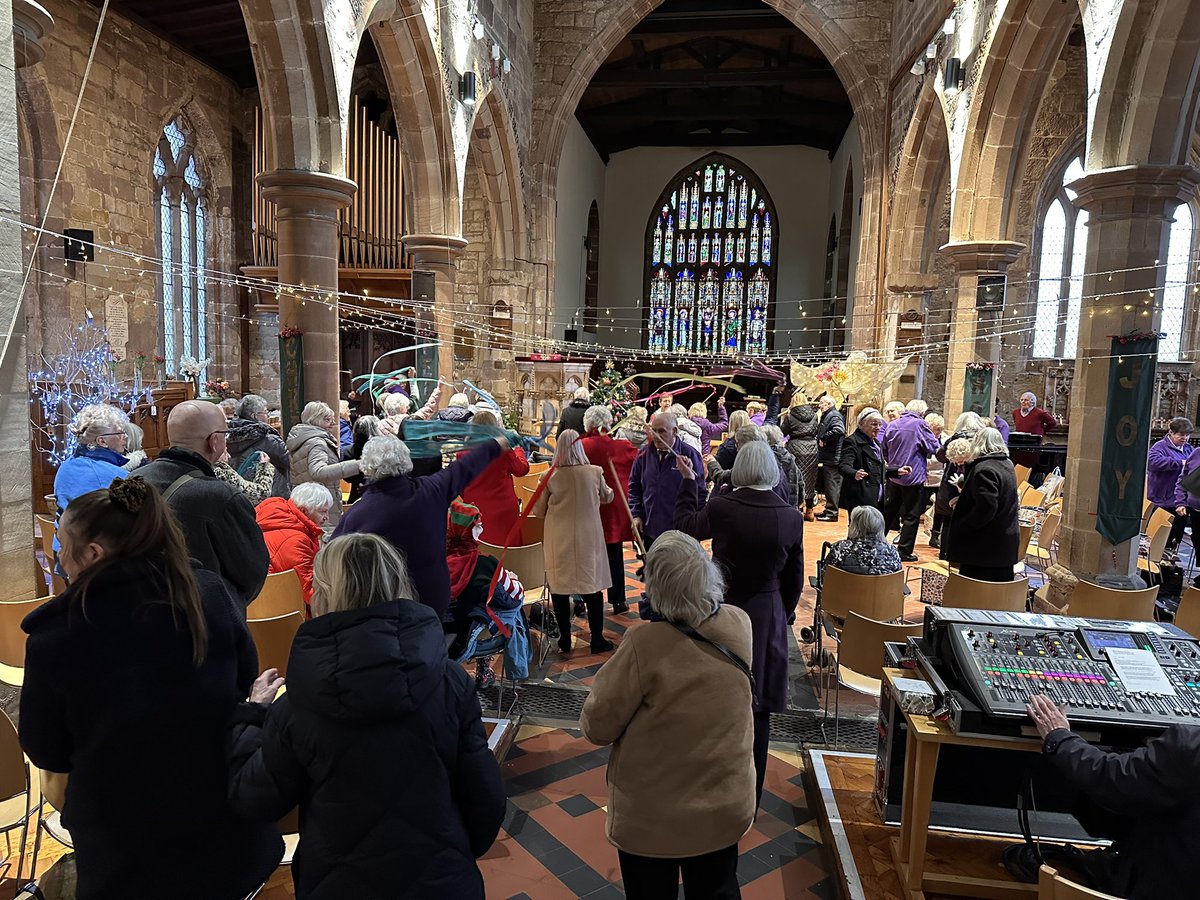 I always enjoy our Keep Fit Carol Service.