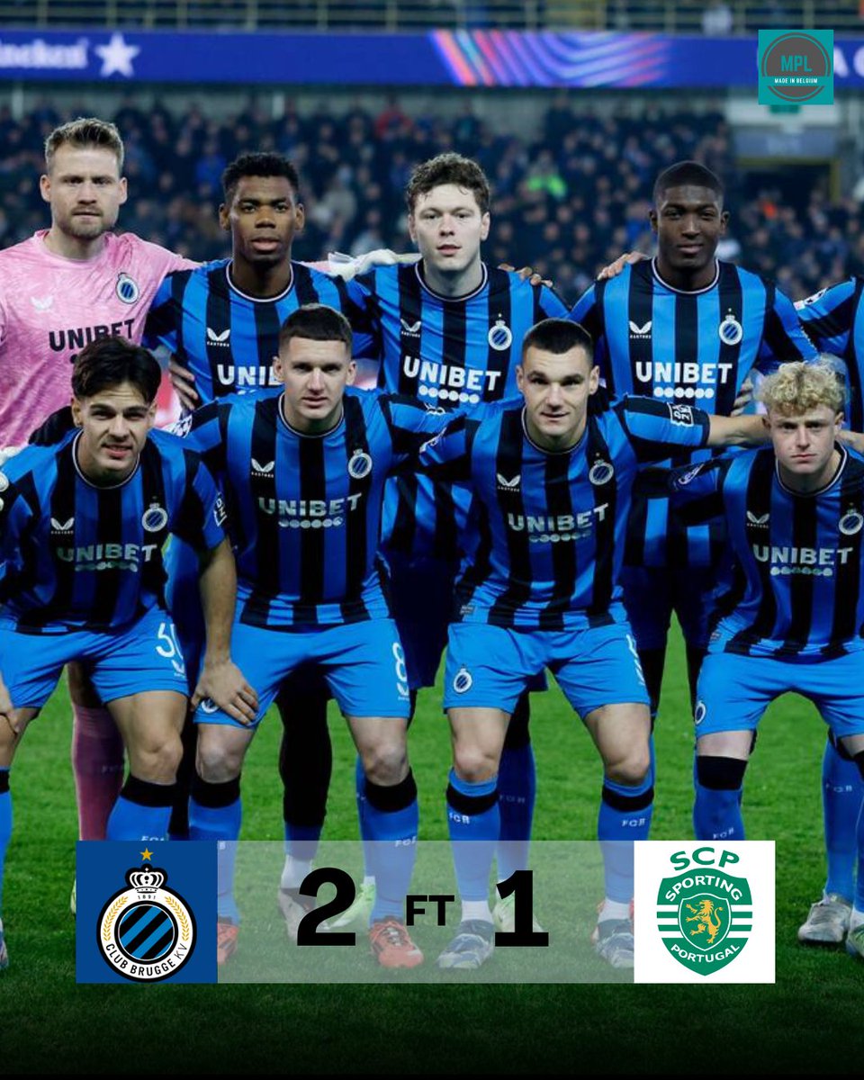MaProLeague's tweet photo. 🤩 | LE CLUB BRUGGE GAGNE ENCORE EN LIGUE DES CHAMPIONS #CLUSPO https://t.co/QA1FtVjooY