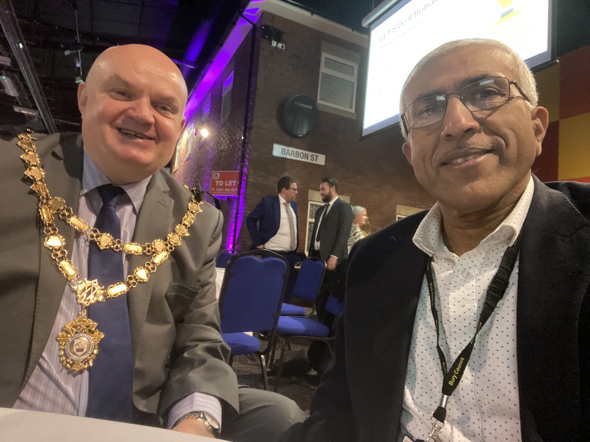 At recent <a href="/BuryCouncil/">Bury Council</a> Council “Let’s Do It Brilliantly Staff Awards 2024” event with Deputy Mayor of Bury, Cllr Noel Bayley