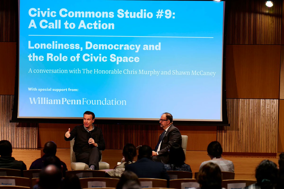 CivicCommonsUS's tweet image. It’s time to recommit to elevating the common good.
Read this interview with @ChrisMurphyCT on social connection, the state of American happiness &amp;amp; the role of civic infrastructure to bring us back together.
#publicspace #commongood #policy
medium.com/reimagining-th…