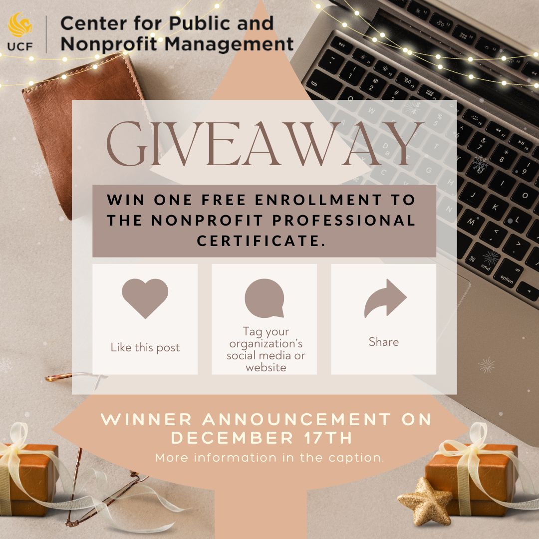 UCF Center for Public and Nonprofit Management tweet media
