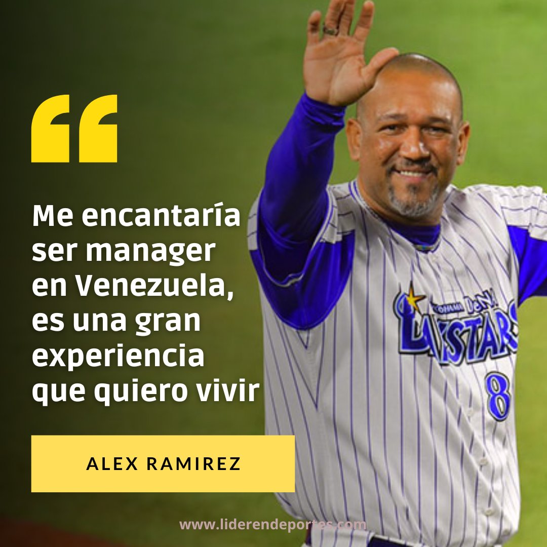 LiderEsDeporte's tweet photo. Estas fueron las palabras de Alex Ramírez, manager de Japan Breeze, sobre la posible oportunidad de dirigir en la LVBP.
🤔 ¿En qué equipo te gustaría ver a"Ramichan"?
#LiderenDeportes
#AlexRamirez
#LVBP https://t.co/JpprEiWfTV