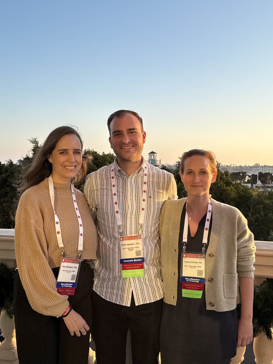 Last day of #ASH24 and a final congratulations to our three ASH abstract achievement award recipients Yara Rodriguez Zabala, Stefan Bjelosevic and Constanze Schneider.