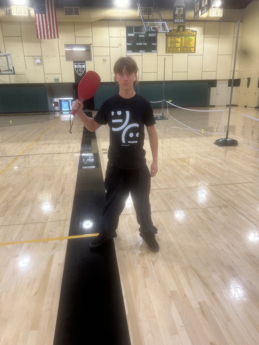 5th period COURT SPORTS PICKLEBALL SINGLES REC DIVISION CHAMPION! Miles