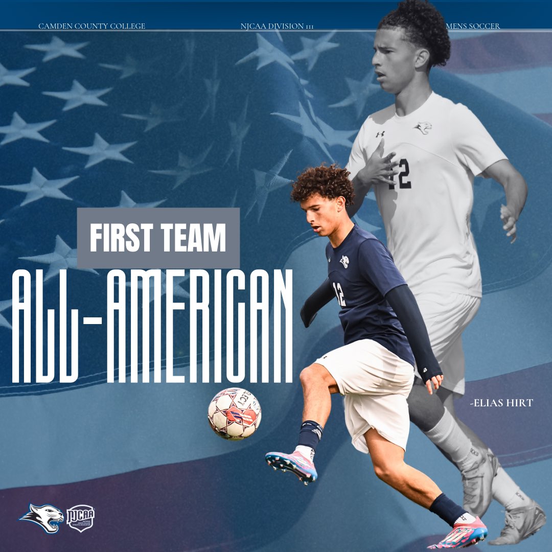 CamdenccCougars's tweet image. Congratulations to Elias Hirt and Flavio Boccacci for earning NJCAA All-American Recognition. 🐾🏅 

#camdencc #cougarnation