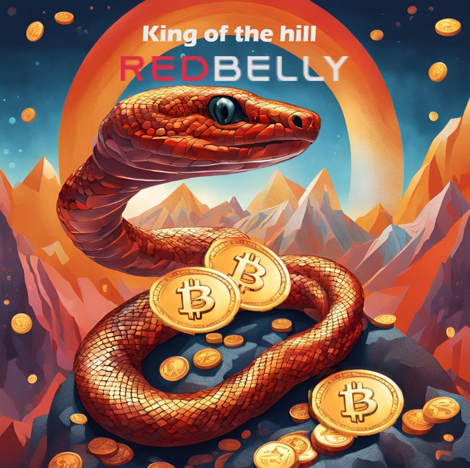 #RedbellyOnTop of the cryptohill! 🚀