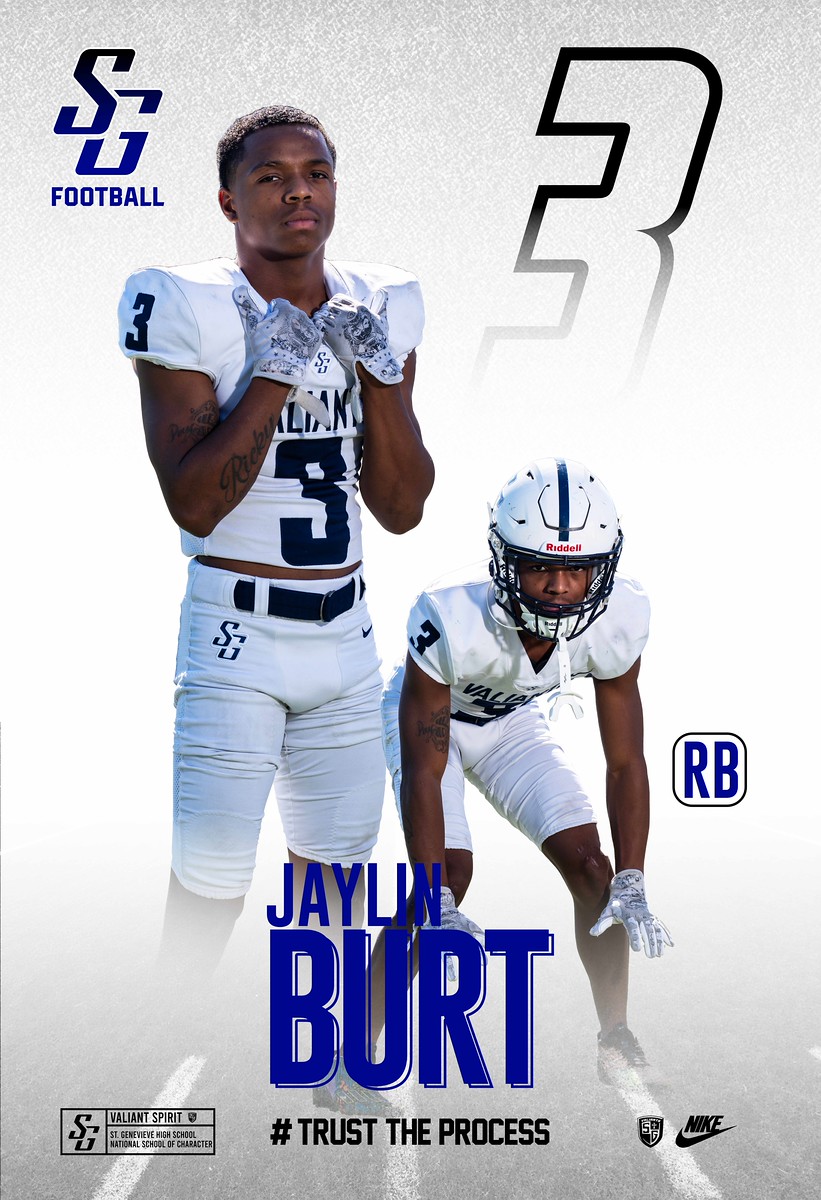 Jaylin Burt #3
5’9 GPA 3.0
RB/DB/ATH
(661)317-8141
<a href="/gens_football/">Coach Parra</a> 
hudl.com/v/2QDuCx