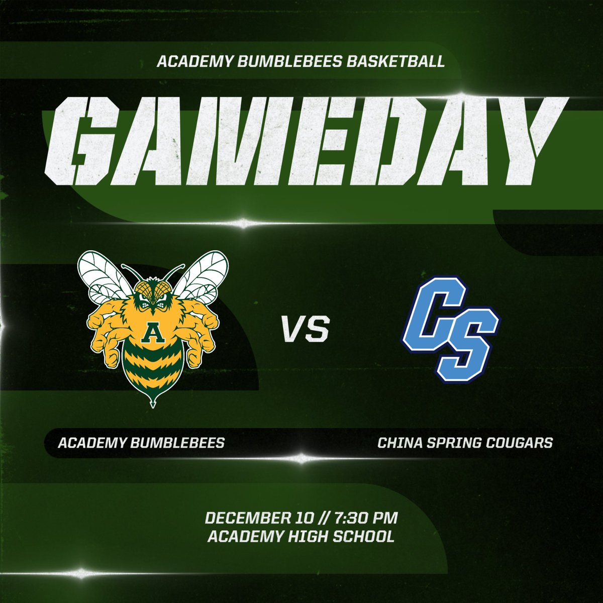 Bumblebees take on China Spring tonight at the Hive!