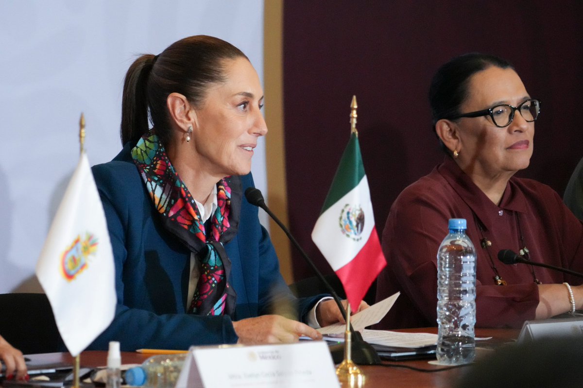 Maffiguer's tweet photo. Se celebró la 50a Sesión Ordinaria del Consejo Nacional de Seguridad Pública en Acapulco, Guerrero con la presencia de la Presidenta @Claudiashein, los secretarios @OHarfuch @rosaicela_ @SEDENAmx @SEMAR_mx así como la @FGRMexico y las y los gobernadores del país. 
Juntos y en coordinación vamos a seguir construyendo un México en paz.