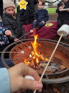 NectonFS's tweet image. Group 1 had their last session on Monday, a relaxed atmosphere with some role play and conversations around the fire. Topping off a wonderful 3 months of forest school we enjoyed some yummy treats.