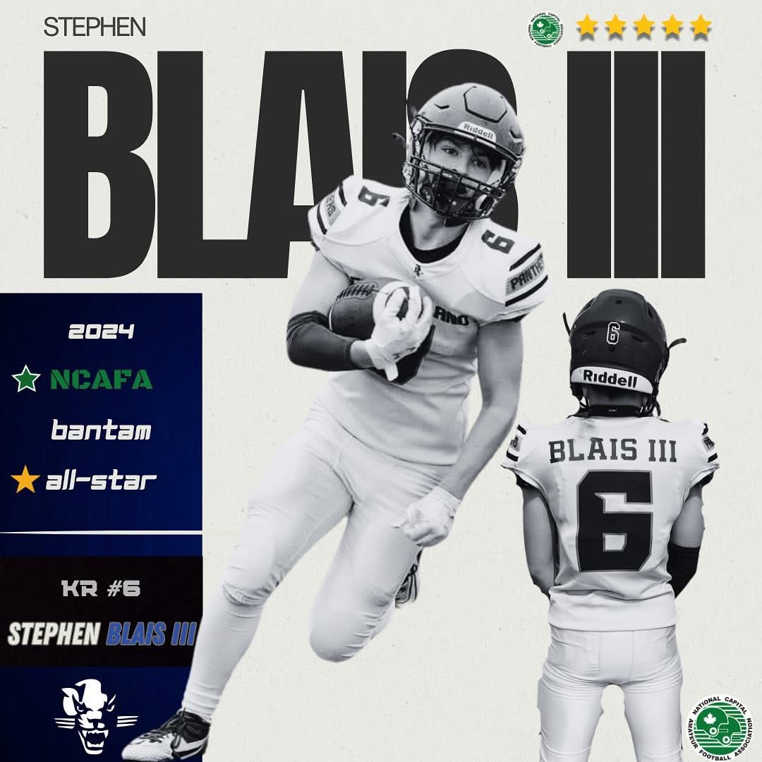 Honoured to be named a Bantam u16 <a href="/NCAFAfootball/">NCAFA</a> 2024 All Star ⭐️.  We had a great season this year…so thankful for the opportunity. #football #minorfootball