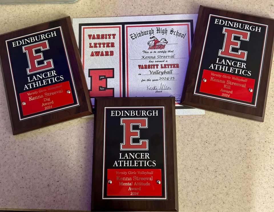 Volleyball awards last night! I got the dig award, the kill award, and the mental attitude award. Grateful for a fun season!