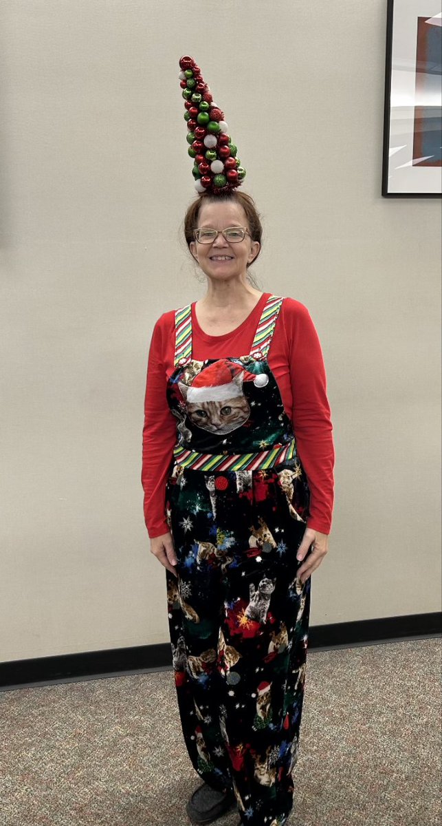Ugly Christmas Sweater Day at work