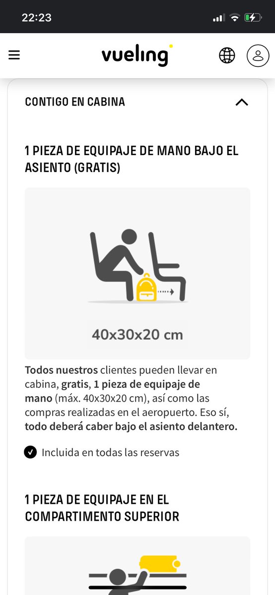 patriciamval's tweet photo. @consumidores, @vueling se niega a reembolsarme el cobro de 60€ diciendo que mi mochila de mano no cumple las medidas. Gracias a poder denunciar este abuso a la @policia, el banco sí que reembolsa este #robo y #estafa. 39,2 millones de multa es poco para @vueling 💩💩💩 https://t.co/ES38BSlp2B