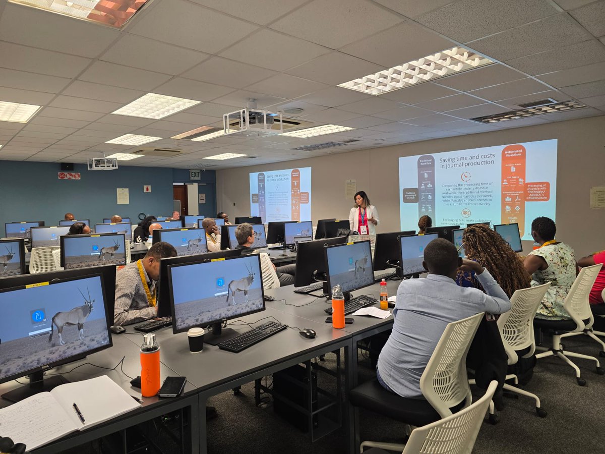 Arianna Becerril-García (@ariannabec) on Twitter photo This is exactly the most enjoyable part of my job. Share with the community! Thank you all the great people at University of Cape Town for the opportunity to facilitate the first Workshop of XML JATS <a href="/Redalyc/">Redalyc</a> for African journals with <a href="/pkp/">Public Knowledge Project (PKP)</a> and ASSAF #ScienceAsPublicGood This is exactly the most enjoyable part of my job. Share with the community! Thank you all the great people at University of Cape Town for the opportunity to facilitate the first Workshop of XML JATS <a href="/Redalyc/">Redalyc</a> for African journals with <a href="/pkp/">Public Knowledge Project (PKP)</a> and ASSAF #ScienceAsPublicGood