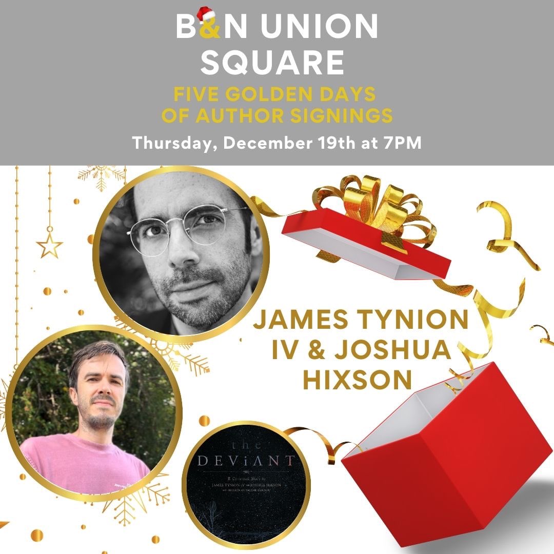 Tiny Onion (@readtinyonion) on Twitter photo ATTENTION NYC HORROR FANS!
Grab tickets to see <a href="/JamesTheFourth/">James Tynion IV</a> and <a href="/joshixson/">Joshua Hixson</a> before they are gone!
Tickets available through eventbrite and @BNUnionSqNYC 🎅🏻🎄🎁 ATTENTION NYC HORROR FANS!
Grab tickets to see <a href="/JamesTheFourth/">James Tynion IV</a> and <a href="/joshixson/">Joshua Hixson</a> before they are gone!
Tickets available through eventbrite and @BNUnionSqNYC 🎅🏻🎄🎁
