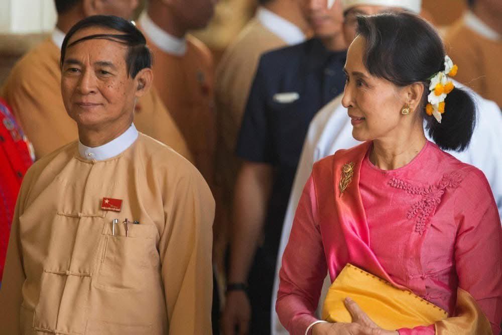 Victoria_Yupar's tweet photo. မြန်မာနိုင်ငံ၏သမ္မတ နှင့် နိုင်ငံခြား​ရေးဝန်ကြီးအဖြစ် ဦးဝင်းမြင့် နှင့်ဒေါ်အောင်ဆန်းစုကြည်တို့ကို ကုလသမဂ္ဂ ဆက်လက်တရားဝင်အသိအမှတ်ပြု
ပြည်သူလူထုရဲ့အောင်မြင်မှုကြီးဖြစ်သလို အကြမ်းဖက်စစ်အုပ်စုရဲ့ ရင်ညွှန့်ကို ဖနောင့်နဲ့ ပေါက်ကန်ထုတ်တာ ခံရတဲ့ အနေအထားလည်းဖြစ်တယ် - NUG သမ္မတရုံးပြော https://t.co/erIp87zF8W