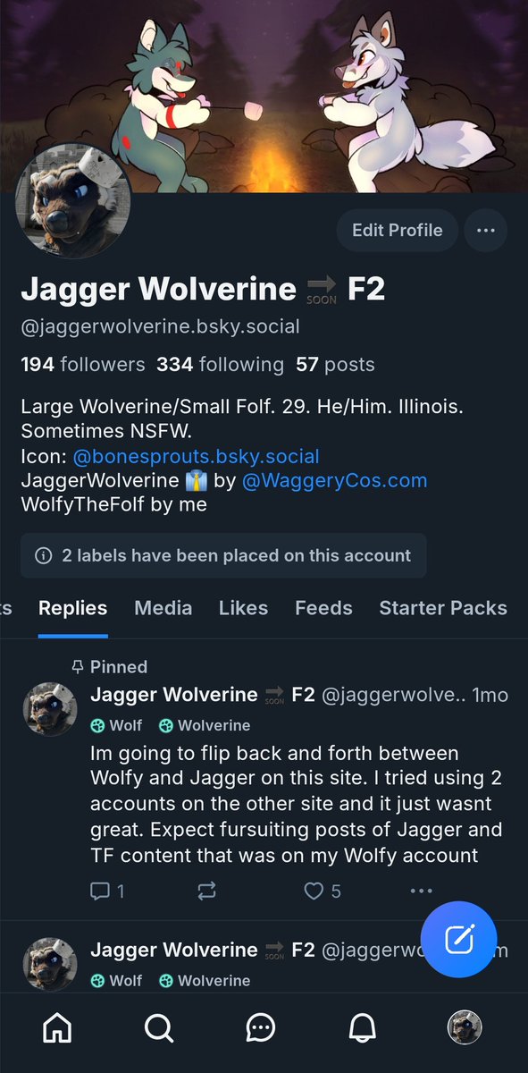 I'm over here more often now: