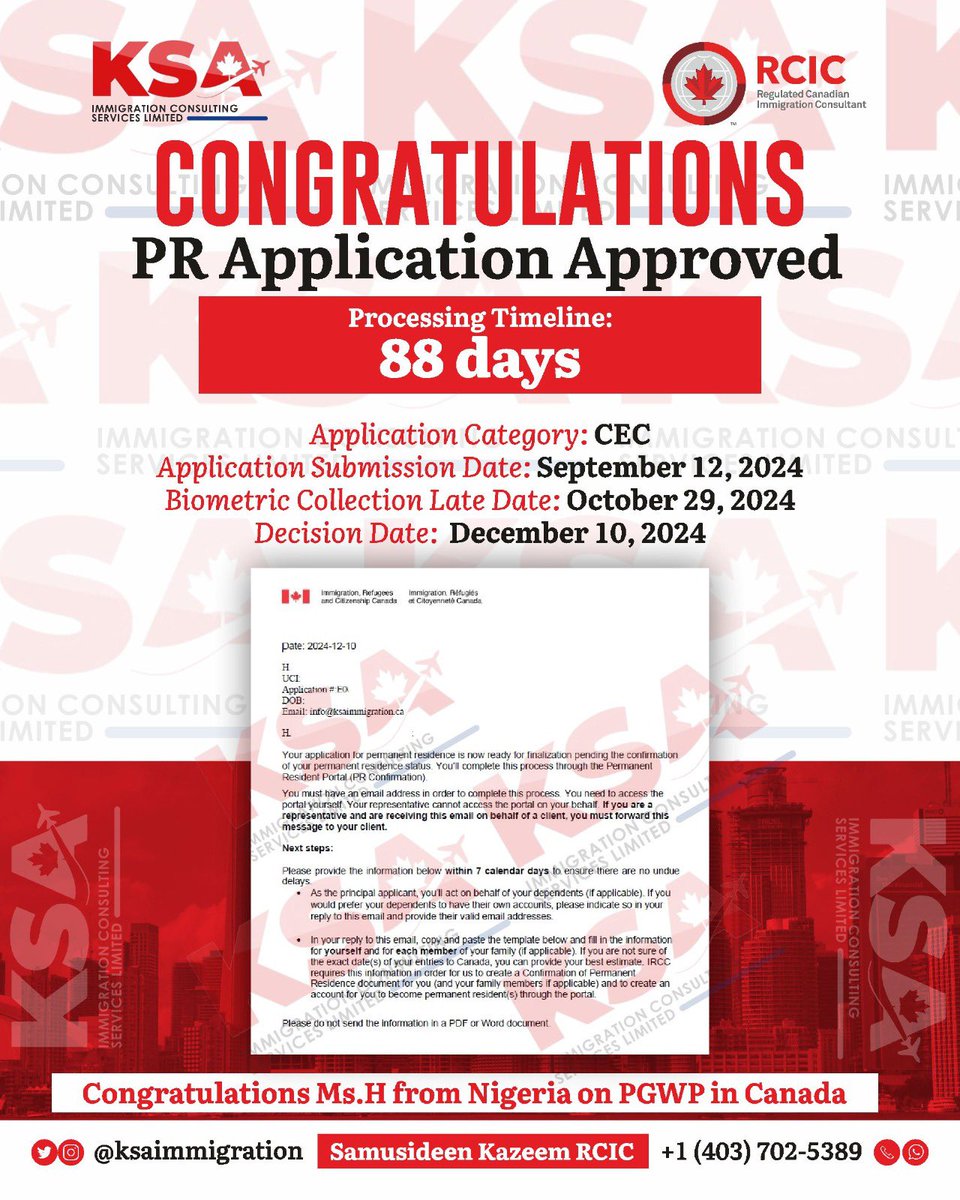 Samusideen Kazeem,RCIC-IRB🇨🇦 tweet media