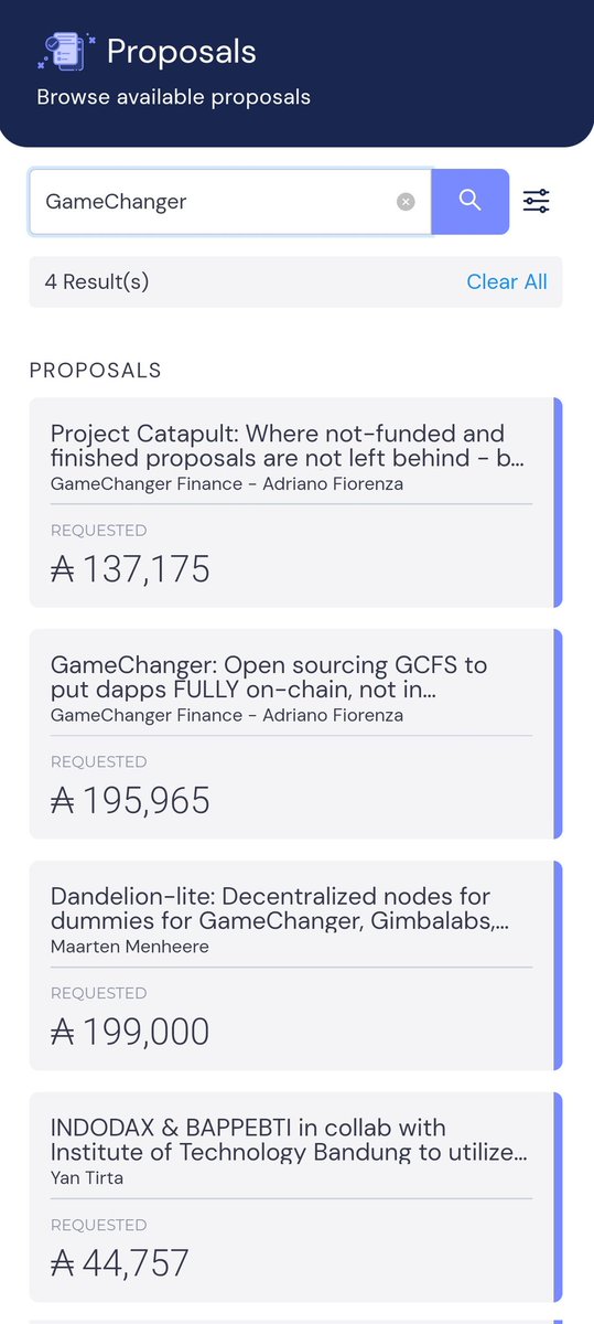 🕯️If you truly care for Web3 values on #Cardano, search for "GameChanger" and vote to keep that flame alive ❤️