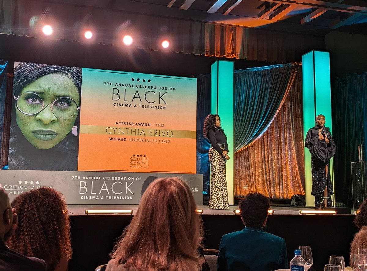 An inspiring night at the Critics Choice Association's Celebration of Black Cinema &amp; Television last night
#CelebrateBlackCinema #CriticsChoice #TakeTheLead