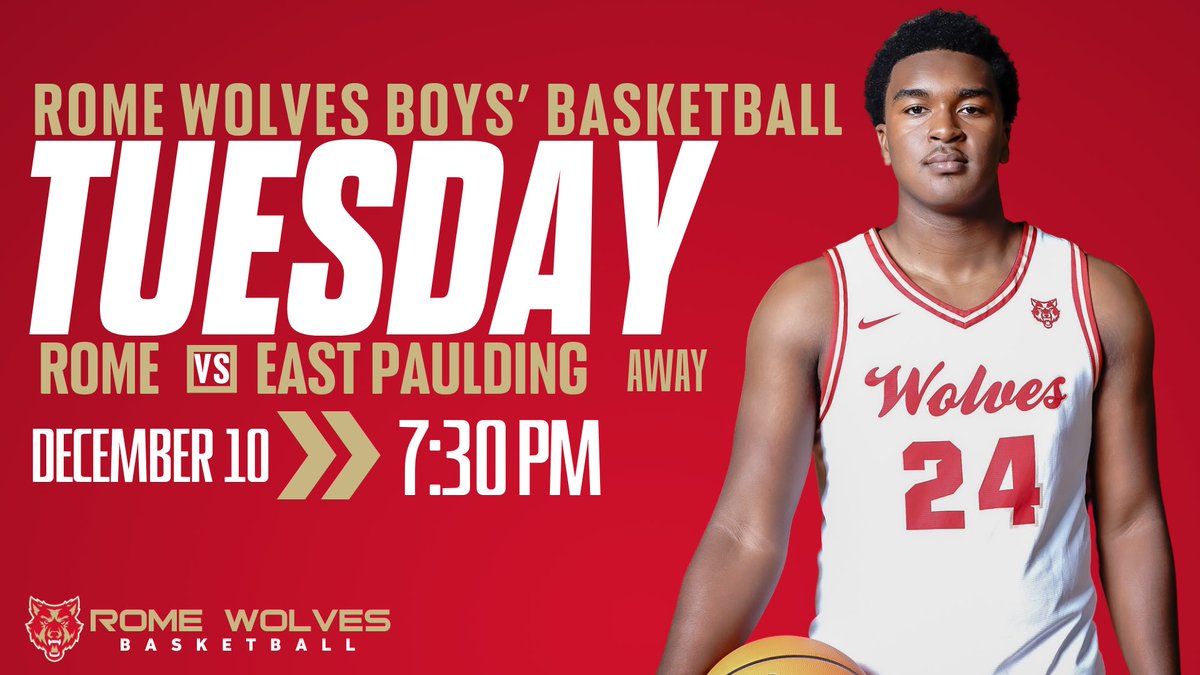 Rome_MBB's tweet photo. GAMEDAY‼️
🆚 East Paulding
⏰ 7:30
📍East Paulding High School
#GYJ https://t.co/BXuA1ugaoA