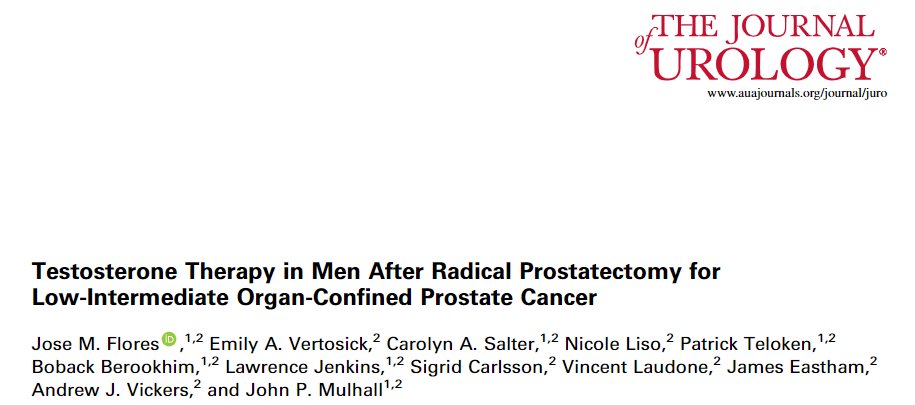 JMFlores (@jmfm1612) on Twitter photo Testosterone Therapy in Men After Radical Prostatectomy for Low-Intermediate Organ-Confined Prostate Cancer | Journal of Urology auajournals.org/eprint/DK3RNT8… Men with organ-confined Pca and GGG 1 to 3, no evidence that TTh is associated with BCR <a href="/SaveYourSexLife/">John P. Mulhall MD</a> <a href="/UrologyMSK/">UrologyMSK</a> <a href="/CAU_URO/">ConfederaciĂłn Americana de UrologĂa (CAU)</a> Testosterone Therapy in Men After Radical Prostatectomy for Low-Intermediate Organ-Confined Prostate Cancer | Journal of Urology auajournals.org/eprint/DK3RNT8… Men with organ-confined Pca and GGG 1 to 3, no evidence that TTh is associated with BCR <a href="/SaveYourSexLife/">John P. Mulhall MD</a> <a href="/UrologyMSK/">UrologyMSK</a> <a href="/CAU_URO/">ConfederaciĂłn Americana de UrologĂa (CAU)</a>