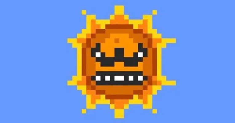 What the sun looks like today when it is 40c here!