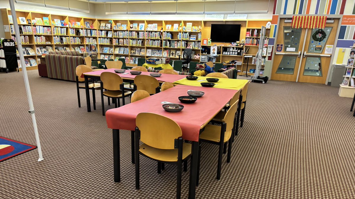 Madison Place Library (@madisonplacelib) on Twitter photo Materials are prepared & the room is set for our <a href="/Chiefs/">Kansas City Chiefs</a> Tailgate tomorrow to celebrate all the reading we did during the 15 & the Mahomies Reading Challenge. - ALL Mavericks will get to participate during their specials time. <a href="/MadisonPlaceK5/">Madison Place</a> Materials are prepared & the room is set for our <a href="/Chiefs/">Kansas City Chiefs</a> Tailgate tomorrow to celebrate all the reading we did during the 15 & the Mahomies Reading Challenge. - ALL Mavericks will get to participate during their specials time. <a href="/MadisonPlaceK5/">Madison Place</a>