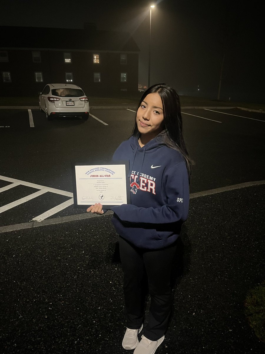 NEPSAC Junior All-stars award.