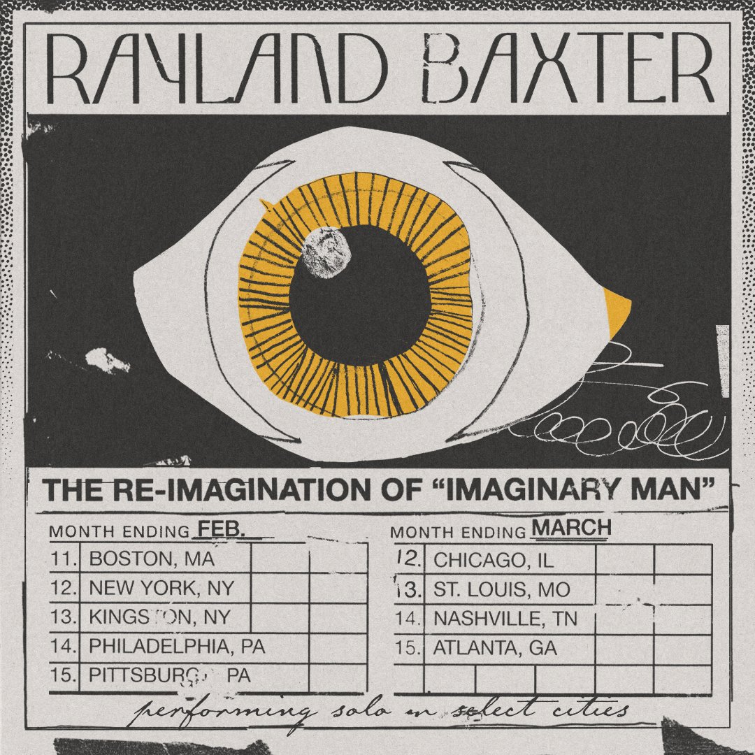 headin out for a few soLo shows to reconnect with a favorite of mine … the re-imagination of imaginary man - kicks off in february in a brand new way