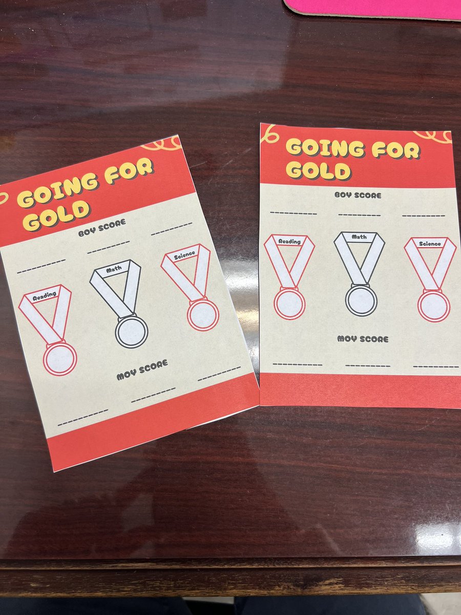 GrissomHISD's tweet image. It’s time to have our one on one data conferences with students. Teachers will be using our #GoingForGold goal setting sheets. We are also beginning to pub our incentives for students that show growth on their MOY tests after winter break. #WeAreGrissom @HisdSouth