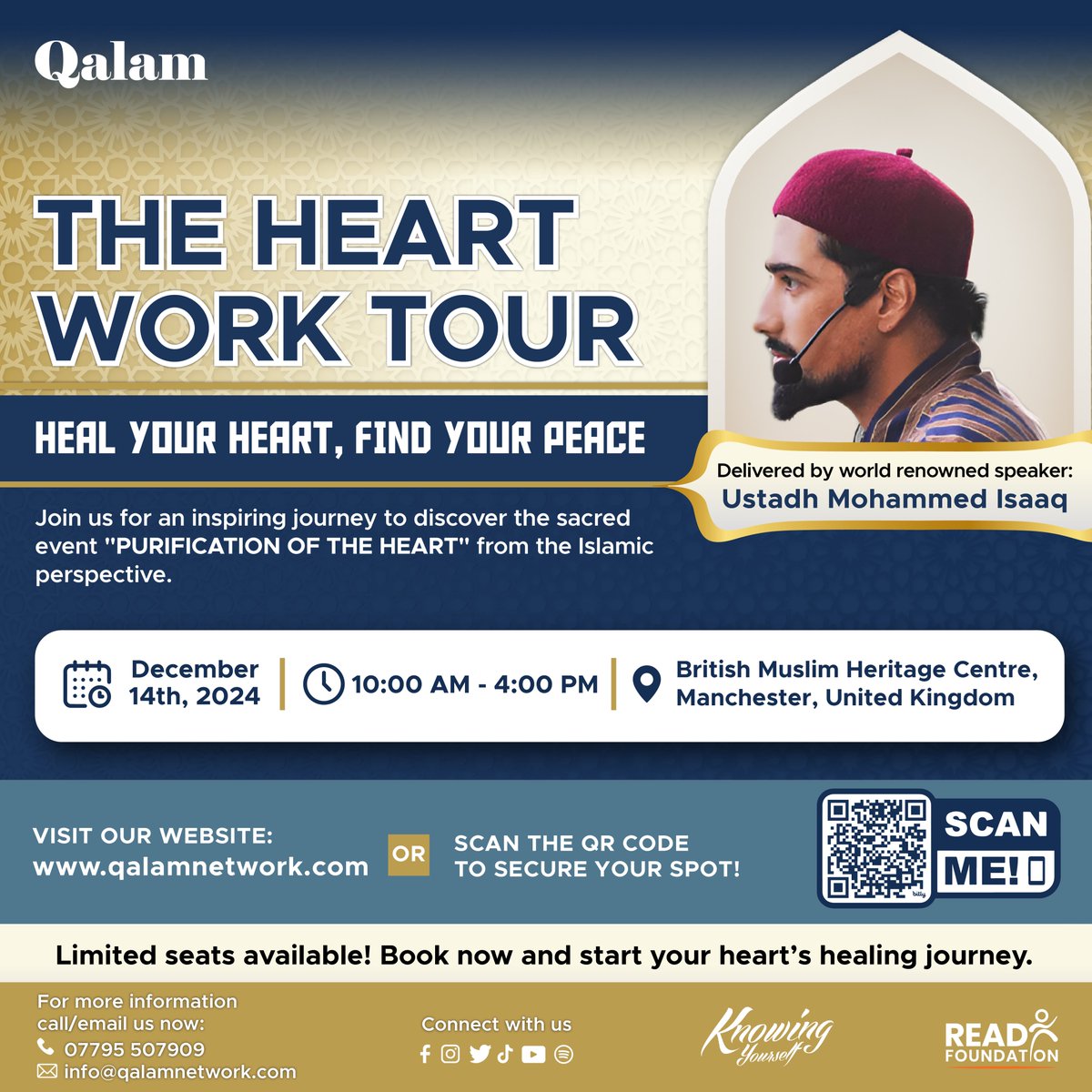 This weekend we have 2 events, part of the HeartWork Tour.  One in #Manchester and the other in #Blackburn.  #PersonalDevelopment