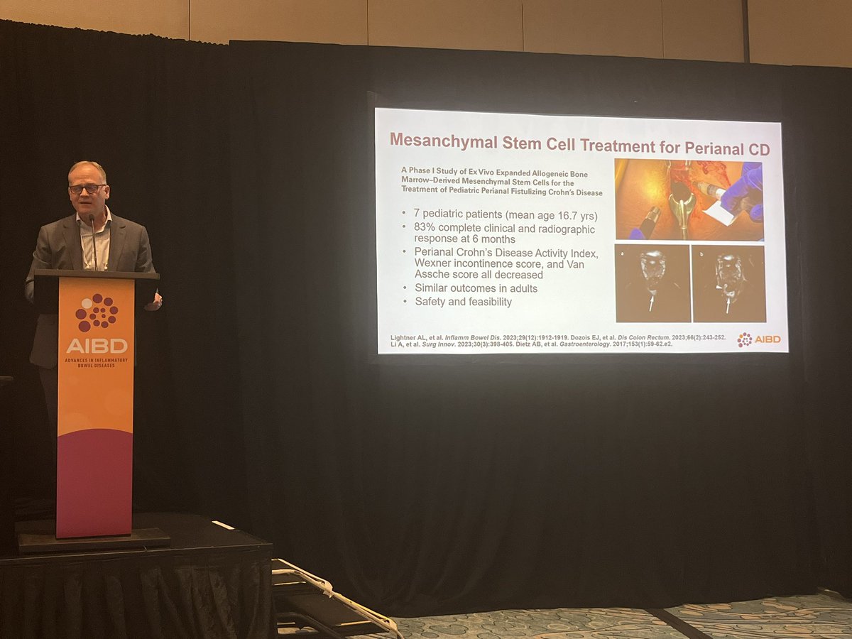 Tina Aswani-Omprakash, MPH (@ownyourcrohns) on Twitter photo Comprehensive presentation by <a href="/Kpmollen/">Kevin P. Mollen, M.D.</a> on #perianalCrohns on treatment approach to non-healing fistulae.
Need more studies & more advanced therapies + stem cell options for pediatric #Crohns patients 🙏🏽
#AIBD2024 Comprehensive presentation by <a href="/Kpmollen/">Kevin P. Mollen, M.D.</a> on #perianalCrohns on treatment approach to non-healing fistulae.
Need more studies & more advanced therapies + stem cell options for pediatric #Crohns patients 🙏🏽
#AIBD2024