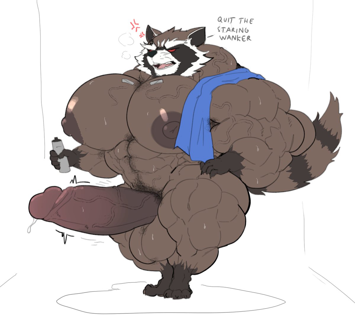 Raccoon's big Rocket!