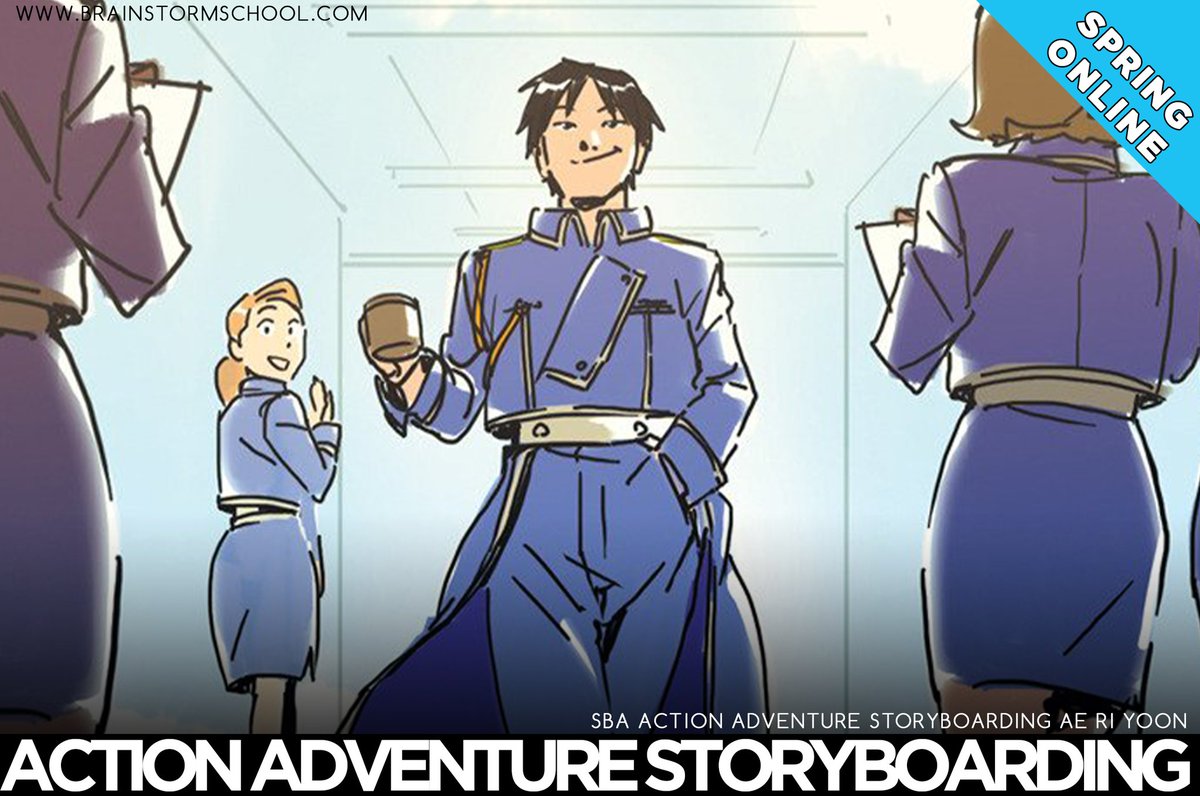 Hi all!!
I'm gonna be teaching storyboarding at Brainstorm school for the spring semester next year!

If you're interested in increasing your storyboarding skills, please check it out!!!

https://t.co/Z1nlJaEnFx
#story #storyboard 