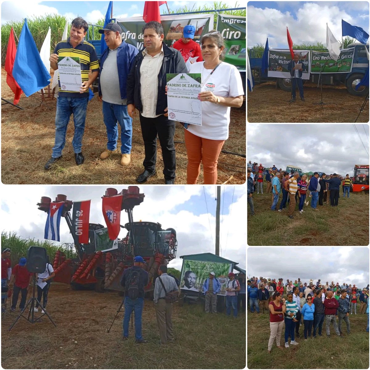 Participamos en el acto Provincial de Inicio de Zafra en #CiegodeAvila. ¡ZAFRA DE LA VICTORIA AVILEÑA!
#LatirAvileño #SinPerderUnDía 
<a href="/DrRobertoMOjeda/">Dr. Roberto Morales Ojeda</a> <a href="/JHGcasanova/">julio Heriberto Gómez Casanova</a> <a href="/PartidoPCC/">Partido Comunista de Cuba</a> <a href="/MMarreroCruz/">Manuel Marrero Cruz</a>