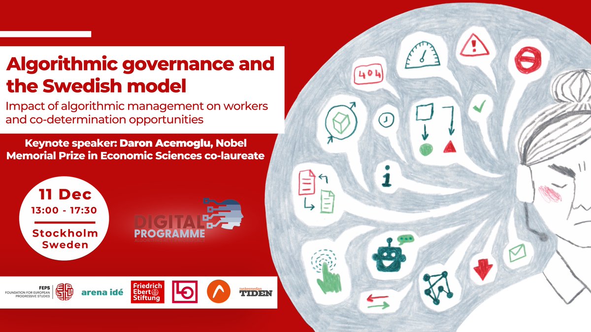 Gerard Oosterwijk (@gerardoosterwyk) on Twitter photo Congratulations, <a href="/DAcemogluMIT/">Daron Acemoglu</a>, with your <a href="/NobelPrize/">The Nobel Prize</a>! We're looking forward to having you at our discussion on #AlgorithmicManagement at the Trade Union House tomorrow. feps-europe.eu/event/algorith… <a href="/FEPS_Europe/">FEPS</a> Congratulations, <a href="/DAcemogluMIT/">Daron Acemoglu</a>, with your <a href="/NobelPrize/">The Nobel Prize</a>! We're looking forward to having you at our discussion on #AlgorithmicManagement at the Trade Union House tomorrow. feps-europe.eu/event/algorith… <a href="/FEPS_Europe/">FEPS</a>