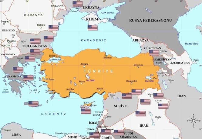 Görmüş olduğunuz ABD üsleri keyifler den mi buradalar?