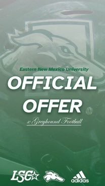 jayr Ramirez V (@jr2510) on Twitter photo Thankful to have received my first official offer from Eastern New Mexico (D2) AGTG!
<a href="/Coach_Noonan/">Ben Noonan ๐พ</a> <a href="/CoachBMusgrave/">Billy Musgrave</a>
<a href="/CoachRGraham1/">Ryan Graham</a> <a href="/ENMUFootball/">Eastern New Mexico University Football</a>
<a href="/CoachKelleyLee/">Kelley Lee</a> Thankful to have received my first official offer from Eastern New Mexico (D2) AGTG!
<a href="/Coach_Noonan/">Ben Noonan ๐พ</a> <a href="/CoachBMusgrave/">Billy Musgrave</a>
<a href="/CoachRGraham1/">Ryan Graham</a> <a href="/ENMUFootball/">Eastern New Mexico University Football</a>
<a href="/CoachKelleyLee/">Kelley Lee</a>