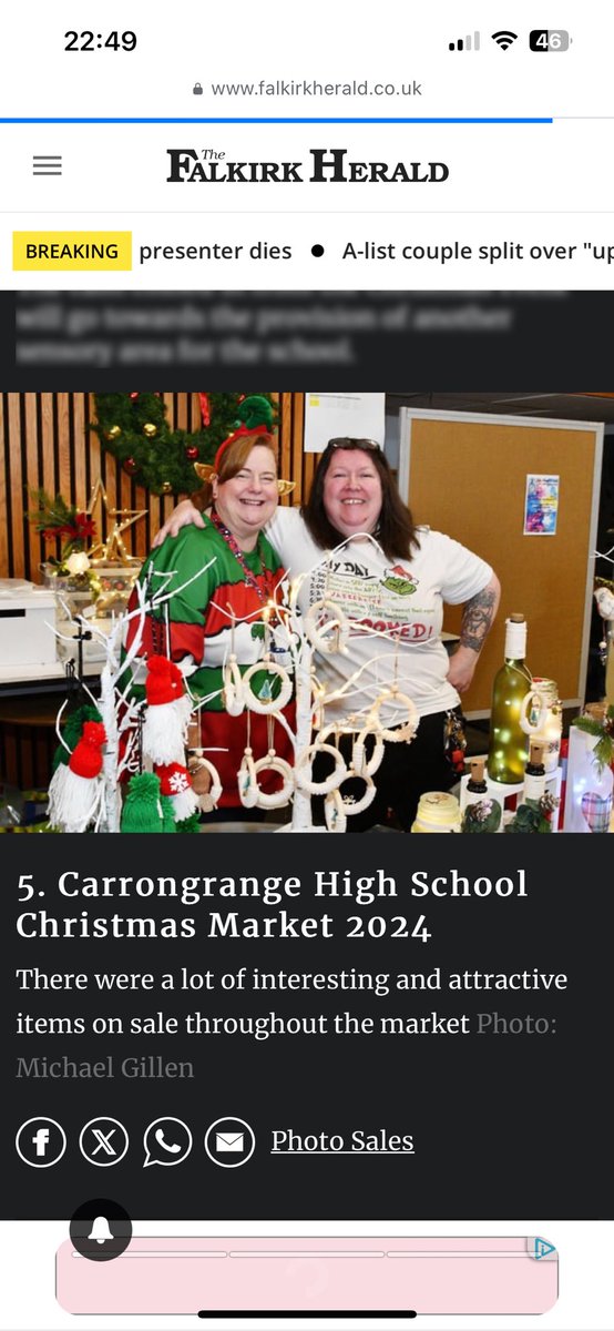 The Cottage - Falkirk (@cottagefalkirk) on Twitter photo Thank you so much to <a href="/CarrongrangeSch/">Carrongrange High School</a> for having us along to their Christmas market! We really appreciate you having us!
falkirkherald.co.uk/education/in-p… Thank you so much to <a href="/CarrongrangeSch/">Carrongrange High School</a> for having us along to their Christmas market! We really appreciate you having us!
falkirkherald.co.uk/education/in-p…